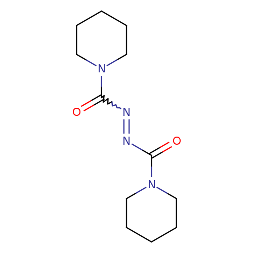 O=C(N1CCCCC1)N=NC(=O)N1CCCCC1