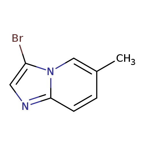 Cc1ccc2n(c1)c(Br)cn2