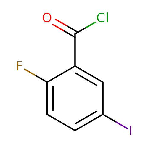 Ic1ccc(c(c1)C(=O)Cl)F