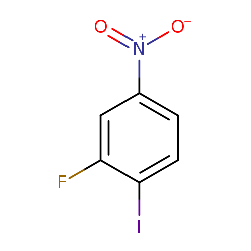 [O-][N+](=O)c1ccc(c(c1)F)I