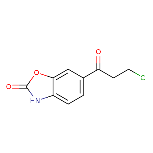 ClCCC(=O)c1ccc2c(c1)oc(=O)[nH]2