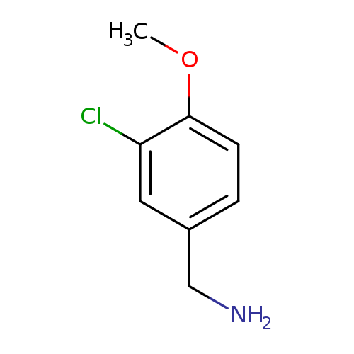 NCc1ccc(c(c1)Cl)OC