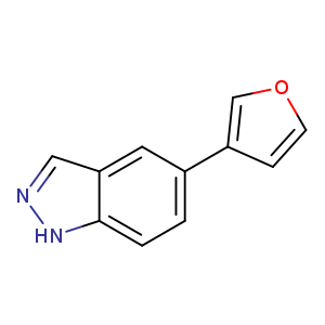 c1occ(c1)c1ccc2c(c1)cn[nH]2