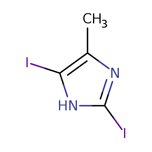Ic1[nH]c(c(n1)C)I