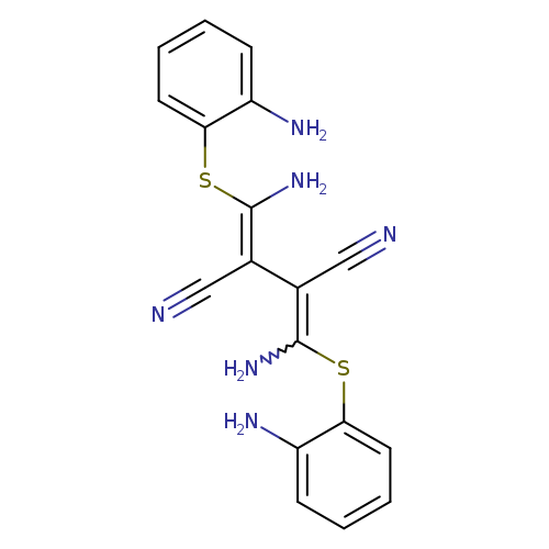 N#CC(=C(Sc1ccccc1N)N)/C(=C(/Sc1ccccc1N)N)/C#N