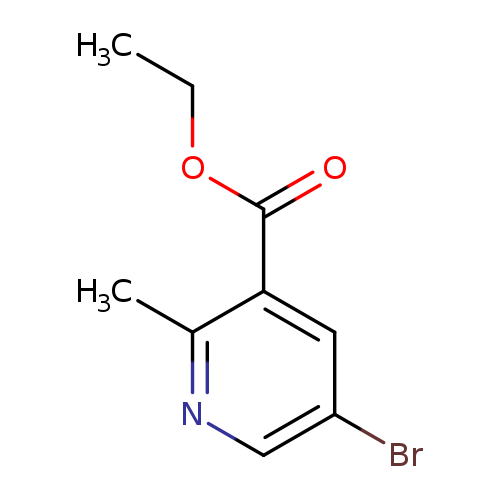 Cc1ncc(cc1C(=O)OCC)Br