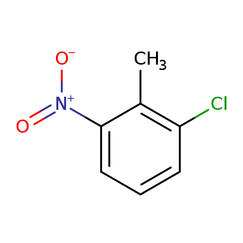 O=N(=O)c1cccc(c1C)Cl