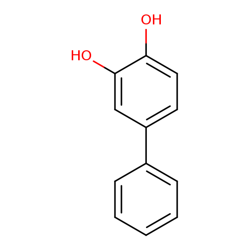 Oc1ccc(cc1O)c1ccccc1