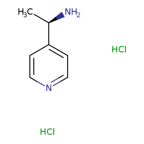 C[C@H](c1ccncc1)N.Cl.Cl