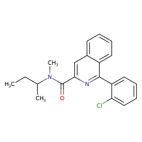 CCC(N(C(=O)c1cc2ccccc2c(n1)c1ccccc1Cl)C)C