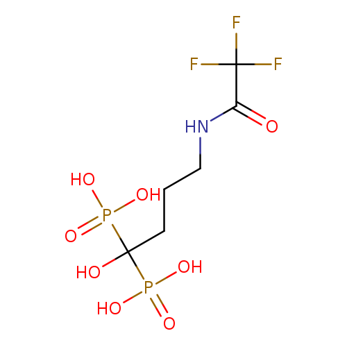 O=C(C(F)(F)F)NCCCC(P(=O)(O)O)(P(=O)(O)O)O