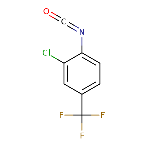 O=C=Nc1ccc(cc1Cl)C(F)(F)F