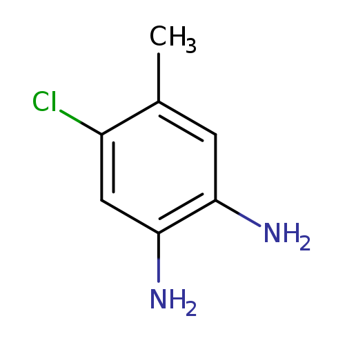Clc1cc(N)c(cc1C)N