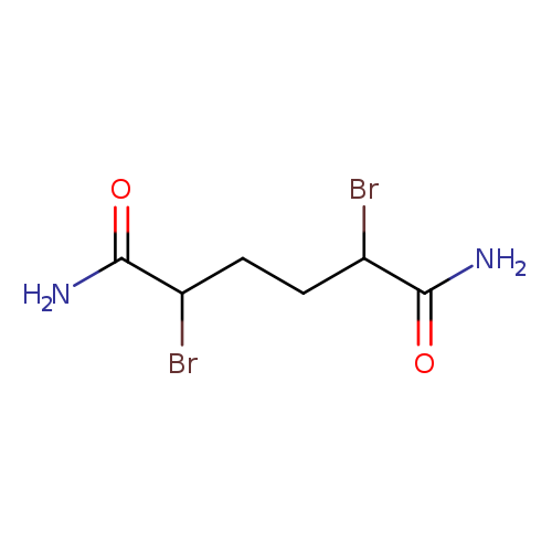 BrC(C(=O)N)CCC(C(=O)N)Br