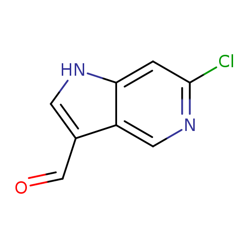 O=Cc1c[nH]c2c1cnc(c2)Cl