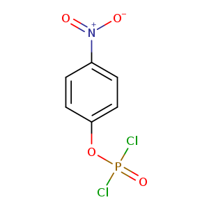 [O-][N+](=O)c1ccc(cc1)OP(=O)(Cl)Cl