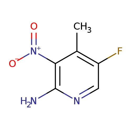 [O-][N+](=O)c1c(N)ncc(c1C)F