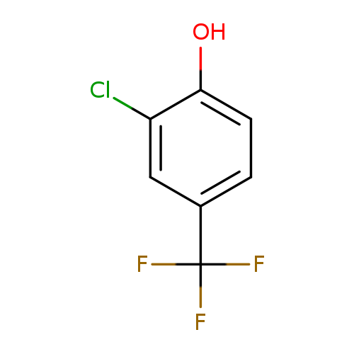 Oc1ccc(cc1Cl)C(F)(F)F