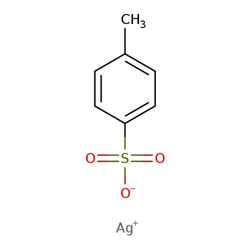 Cc1ccc(cc1)S(=O)(=O)[O-].[Ag+]