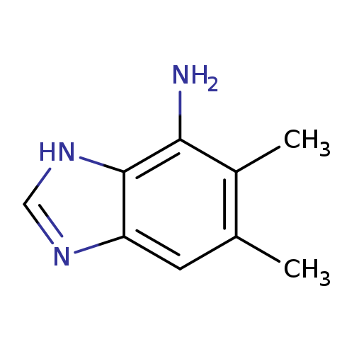 Cc1cc2nc[nH]c2c(c1C)N