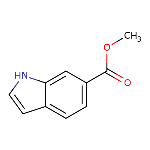 COC(=O)c1ccc2c(c1)[nH]cc2