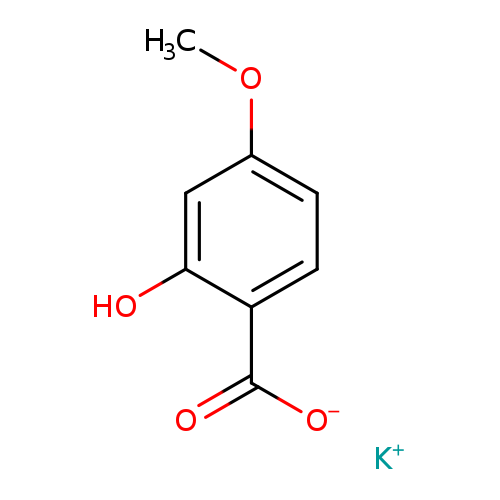 COc1ccc(c(c1)O)C(=O)[O-].[K+]