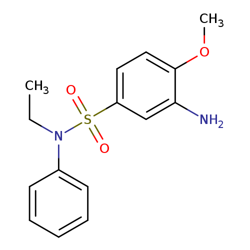 CCN(S(=O)(=O)c1ccc(c(c1)N)OC)c1ccccc1