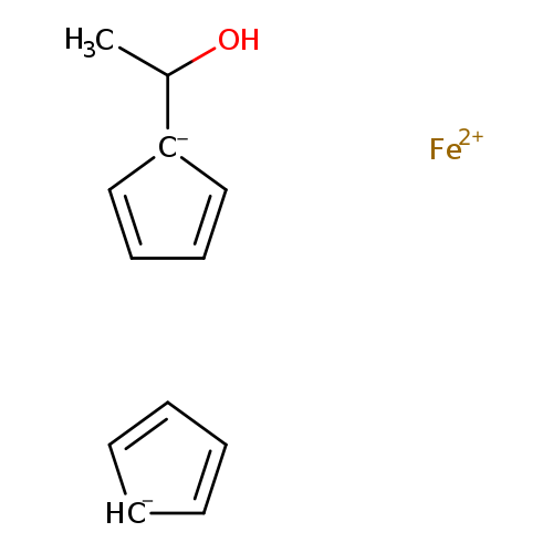 [CH-]1C=CC=C1.CC([C-]1C=CC=C1)O.[Fe+2]