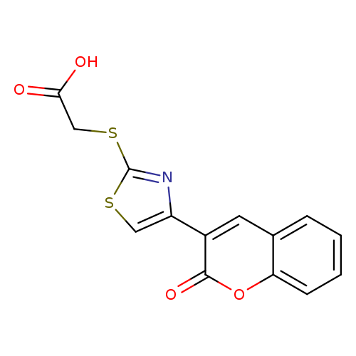 OC(=O)CSc1scc(n1)c1cc2ccccc2oc1=O