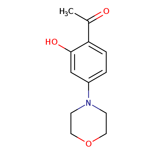 CC(=O)c1ccc(cc1O)N1CCOCC1