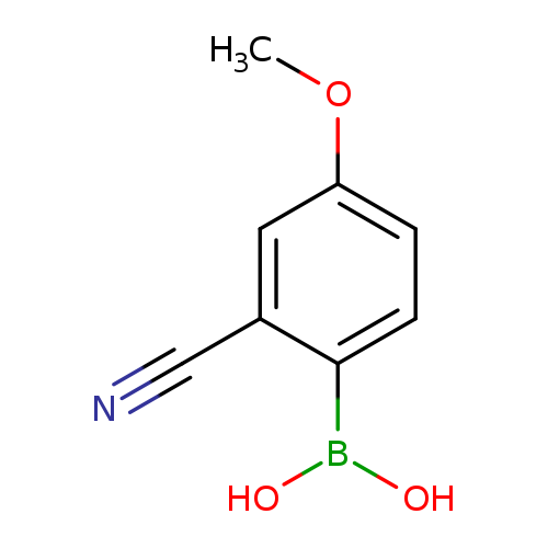 N#Cc1cc(OC)ccc1B(O)O
