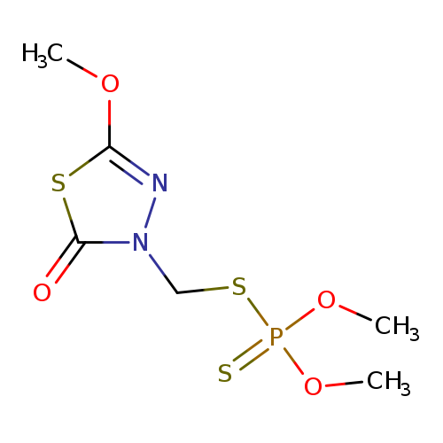 COc1sc(=O)n(n1)CSP(=S)(OC)OC