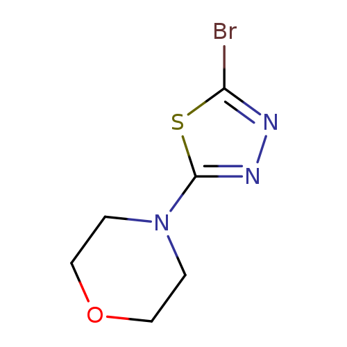 Brc1nnc(s1)N1CCOCC1