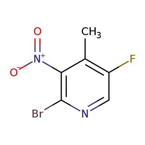[O-][N+](=O)c1c(Br)ncc(c1C)F