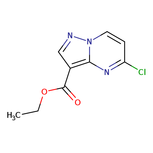 CCOC(=O)c1cnn2c1nc(Cl)cc2