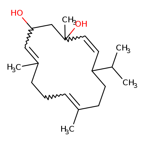 CC1=CCCC(=CC(O)CC(C=CC(CC1)C(C)C)(C)O)C