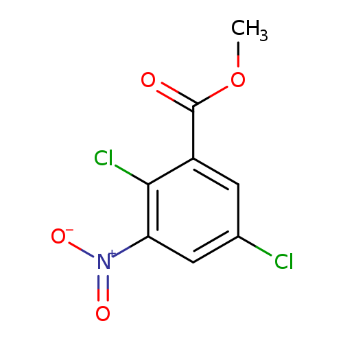 COC(=O)c1cc(Cl)cc(c1Cl)[N+](=O)[O-]