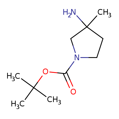 O=C(N1CCC(C1)(C)N)OC(C)(C)C