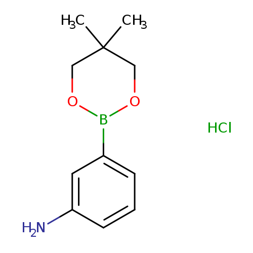 Nc1cccc(c1)B1OCC(CO1)(C)C.Cl