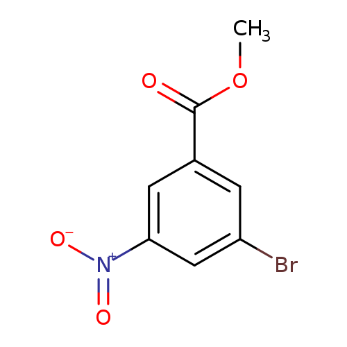 COC(=O)c1cc(Br)cc(c1)[N+](=O)[O-]