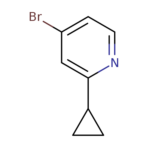 Brc1ccnc(c1)C1CC1