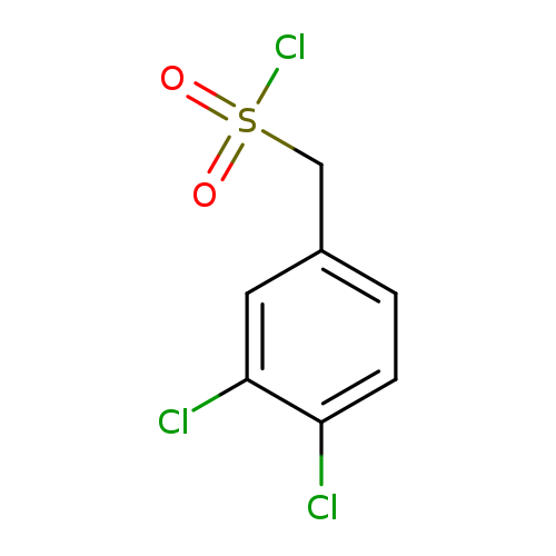 Clc1ccc(cc1Cl)CS(=O)(=O)Cl