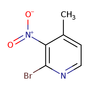 [O-][N+](=O)c1c(C)ccnc1Br