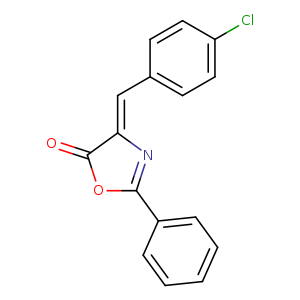 Clc1ccc(cc1)/C=C/1N=C(OC1=O)c1ccccc1