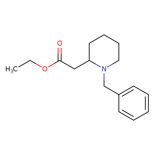 CCOC(=O)CC1CCCCN1Cc1ccccc1