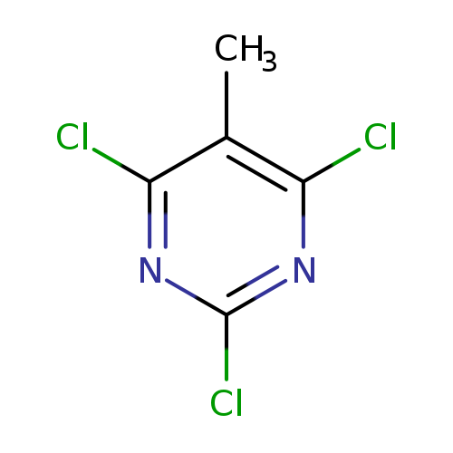 Clc1nc(Cl)c(c(n1)Cl)C