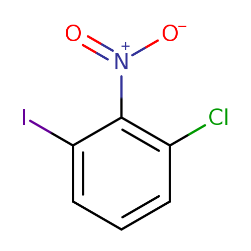 [O-][N+](=O)c1c(Cl)cccc1I