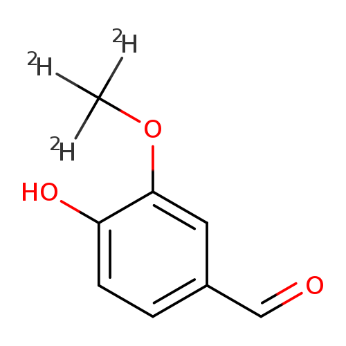 O=Cc1ccc(c(c1)OC([2H])([2H])[2H])O