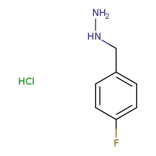 NNCc1ccc(cc1)F.Cl