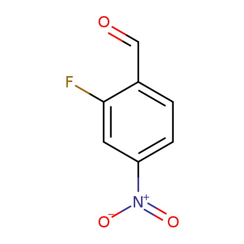 O=Cc1ccc(cc1F)[N+](=O)[O-]